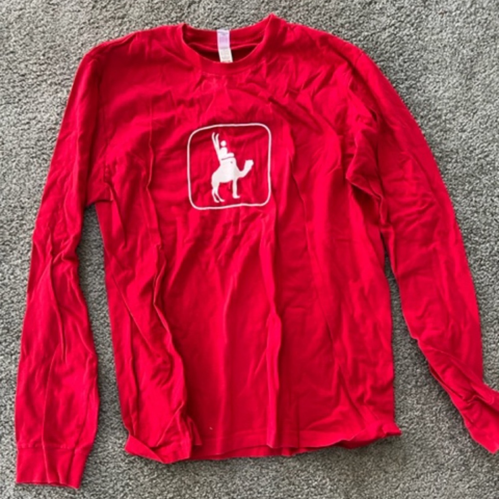 Grand Marnier Long sleeve ski tee shirt-Mens'Large
